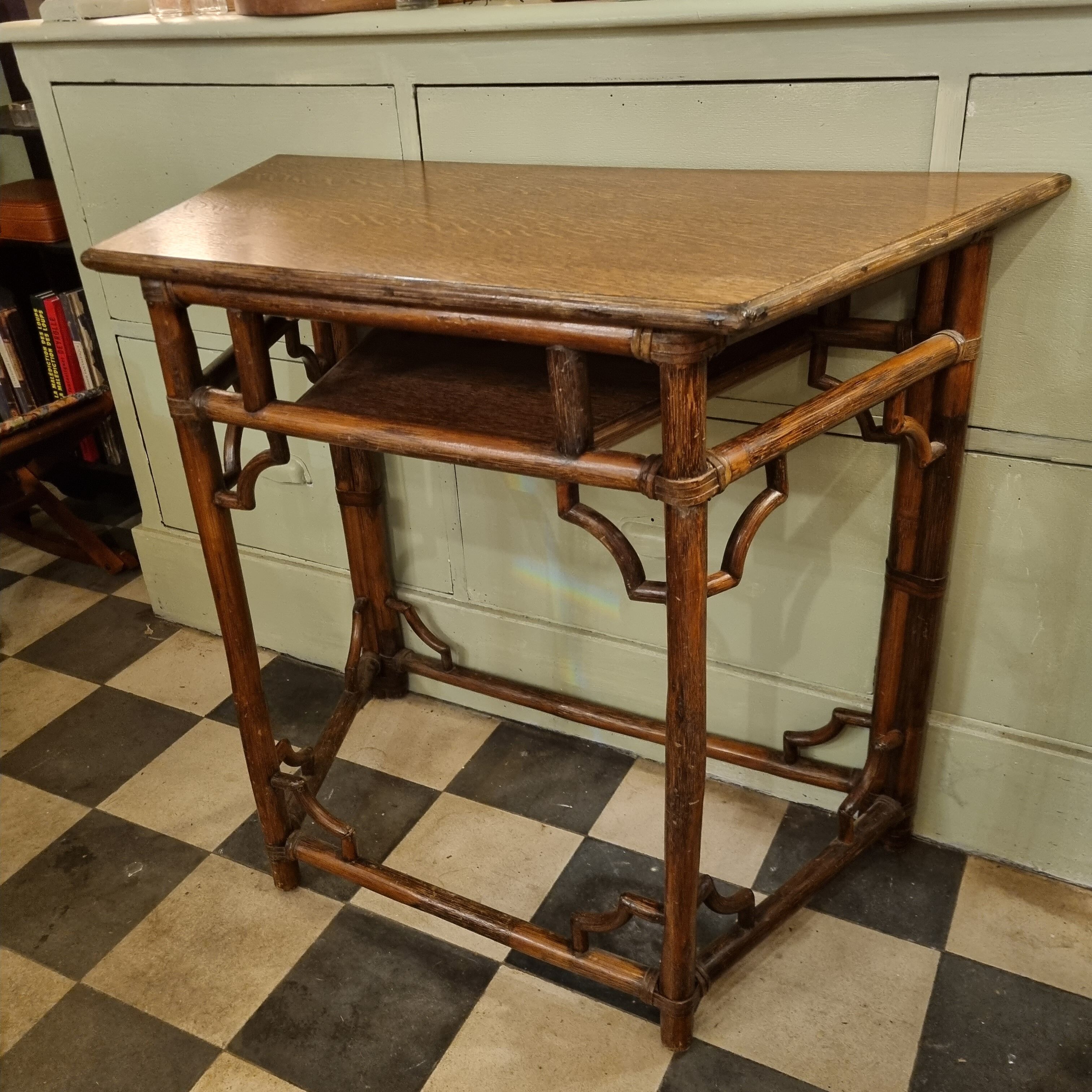Console trapèze bambou 1900