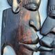 Set of 5 vintage African masks