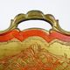 Vintage florentine gold and red plastic magazine holders years 70