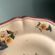 Set of 8 flat plates in Digoin Sarreguemines earthenware, Agreste model