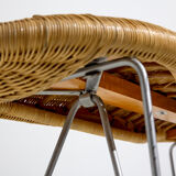 Vintage ikea rattan bench