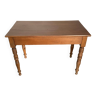 Table bureau en bois massif pieds tournés 100x52cm