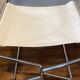 Vintage 1970s leather director's chair
