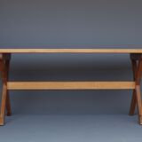 Scandinavian pine dining table 1960s