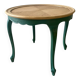 Vintage Louis XV style guéridon in renovated oak.