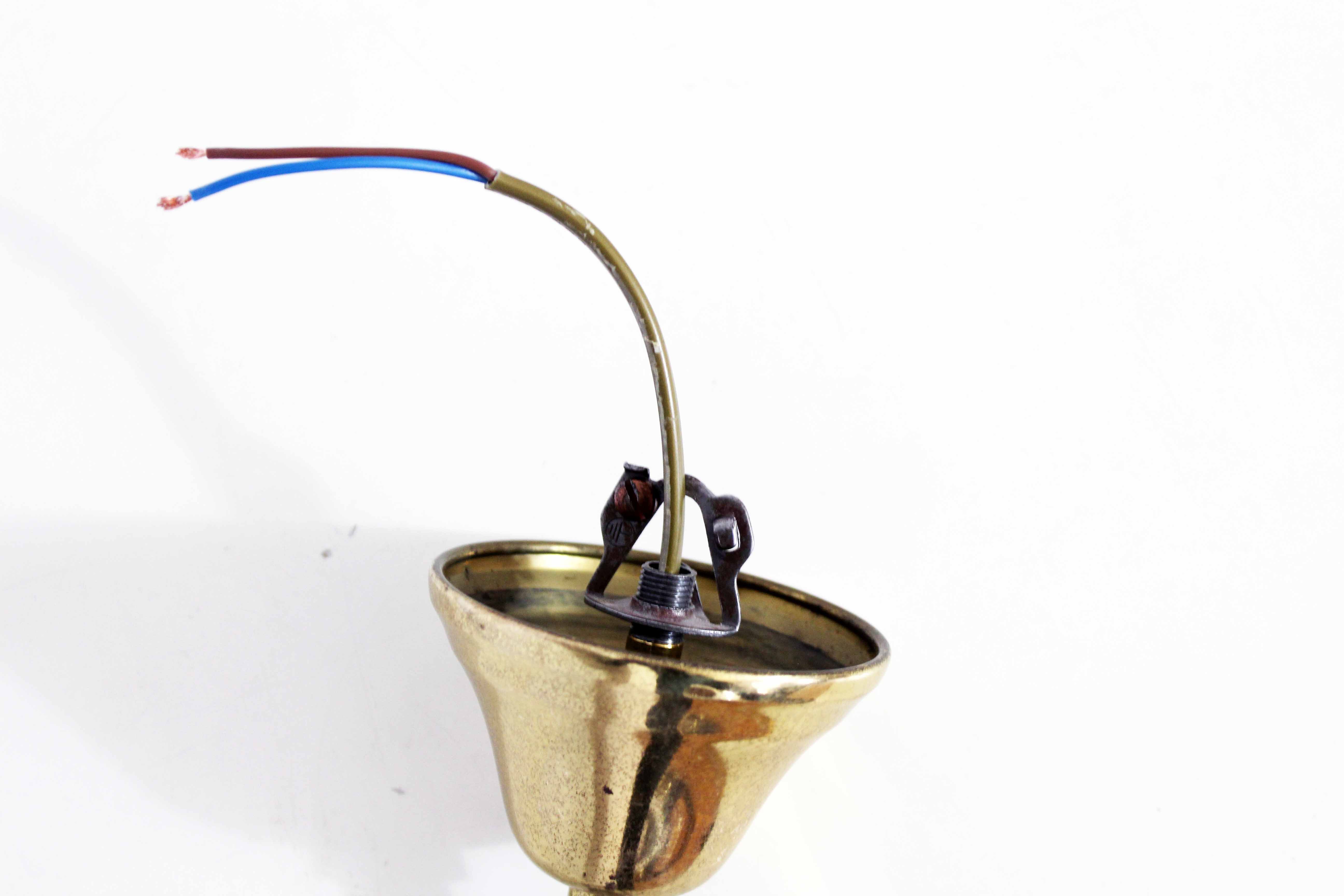 Limburg pendant lamp in glass and brass