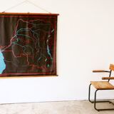 Wall map of congo silent pedagogical model ed. dossray