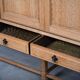 Brutalist Oak Sideboard attributed to Henning Kjærnulf, Denmark, 1960s