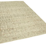 Handmade contemporary oriental beige carpet 190 cm x 295 cm