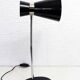 Diabolo desk lamp in black metal