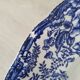 6 earthenware plates with floral and pastoral scene motifs