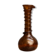 Amber blown glass vase -fiole