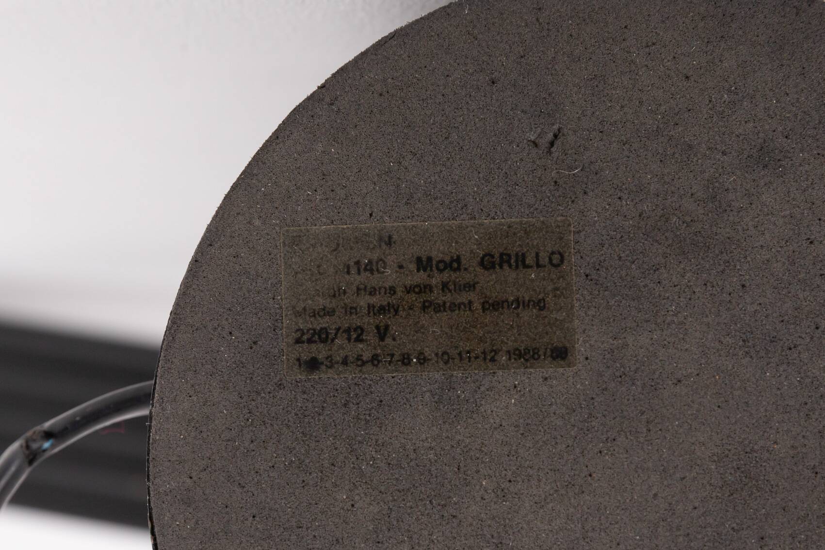 Post modern ‘Grillo’ desk lamp by Hans von Klier for Bilumen, Italy 1980’s