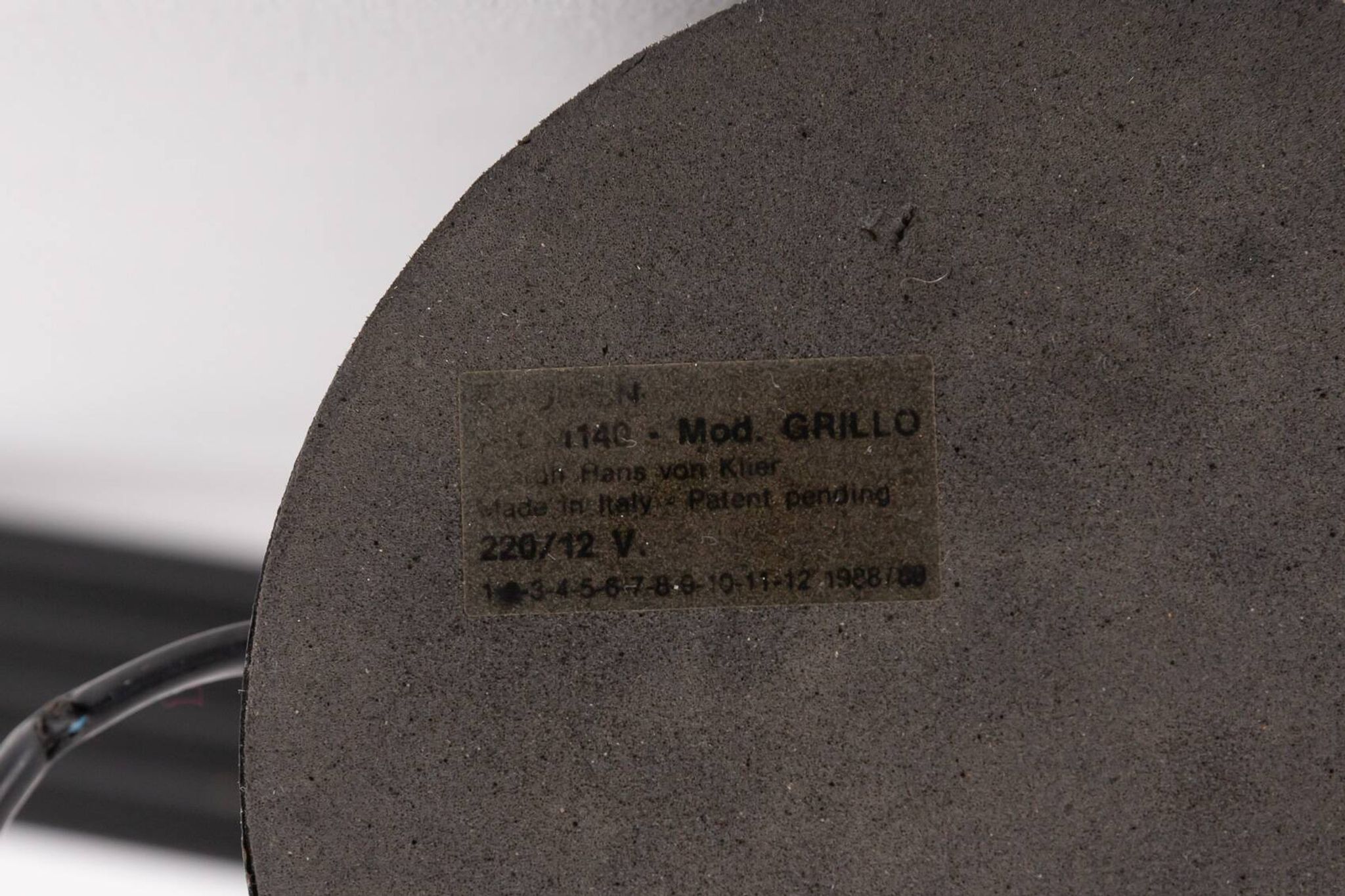 Post modern ‘Grillo’ desk lamp by Hans von Klier for Bilumen, Italy 1980’s