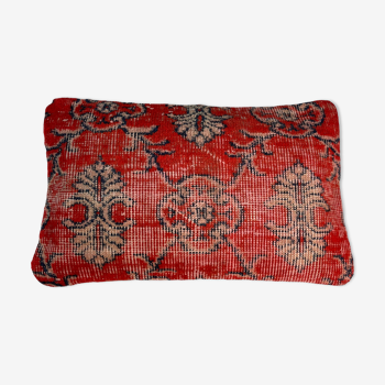 Housse de coussin de tapis turc vintage  30 x 50 cm