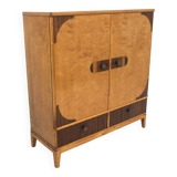 Commode scandinave en orme, Swedish modern, Suède, 1940