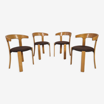 4 Bruno Rey chairs for Kusch&co, 80s