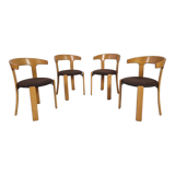 4 Bruno Rey chairs for Kusch&co, 80s
