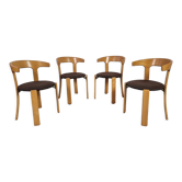4 Bruno Rey chairs for Kusch&co, 80s
