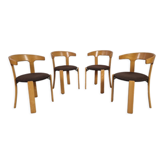 4 Bruno Rey chairs for Kusch&co, 80s