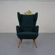 French Kvadrat Tonica Wingback Chair, 1950s