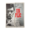 Affiche cinéma "Un flic" Alain Delon 60x80cm 1972