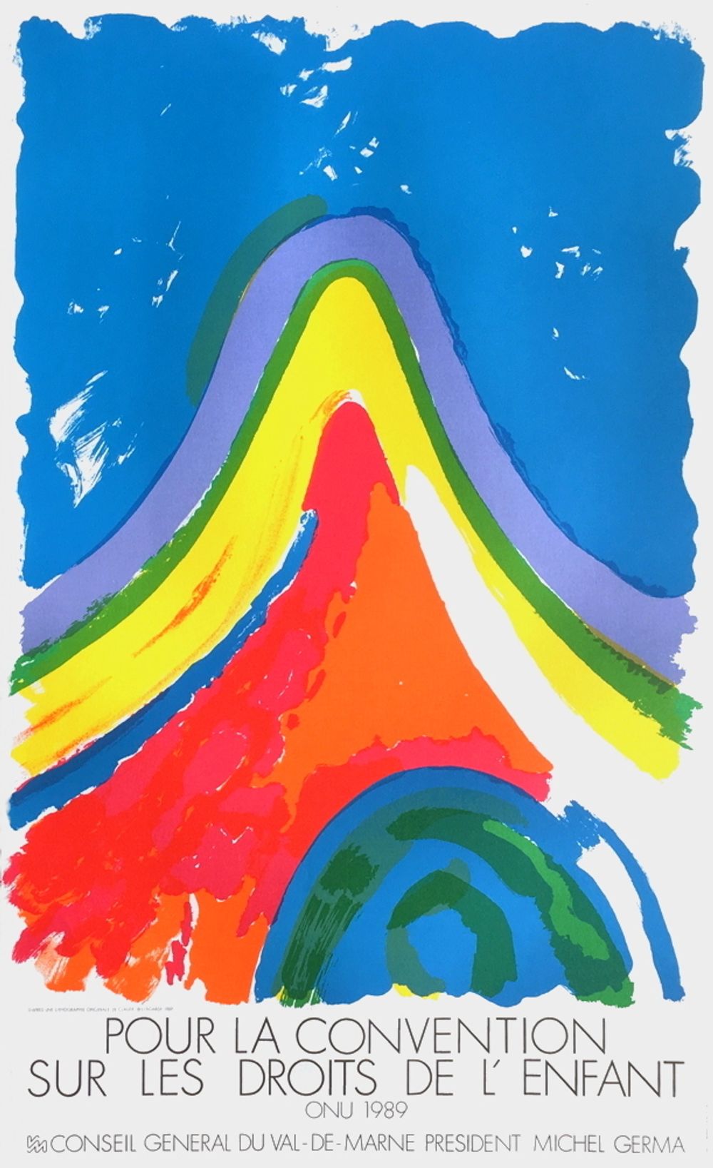 Poster Claude Bellegarde un 1989