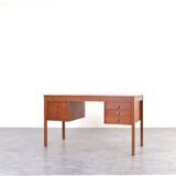 Mid-Century Danish Teak Desk from Domino Møbler, 1960s.