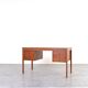 Mid-Century Danish Teak Desk from Domino Møbler, 1960s.