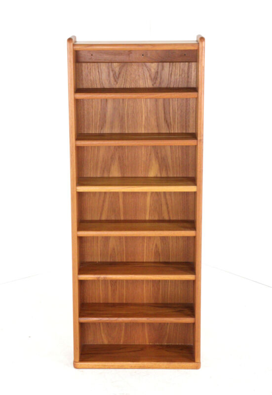 Compact open teak cabinet - danish design