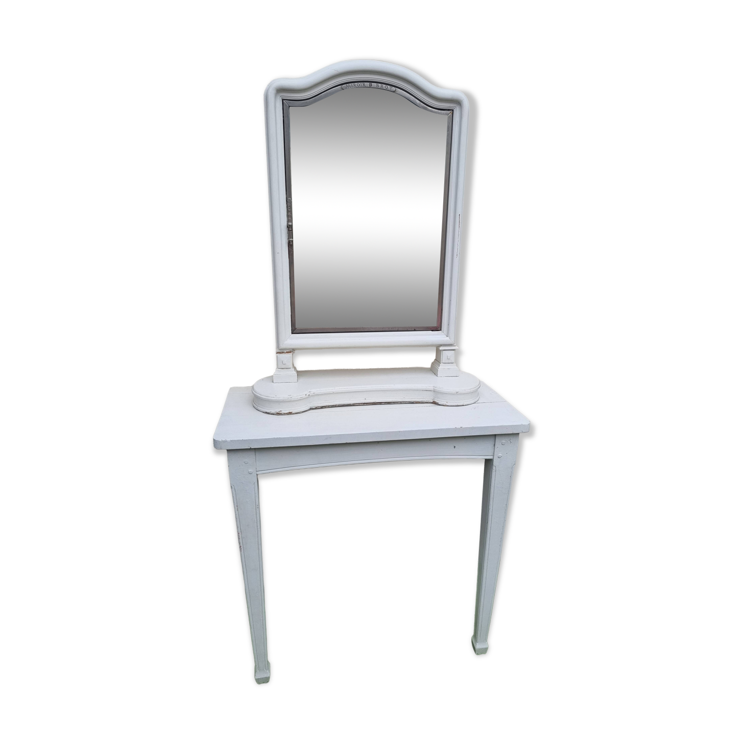 Triptych Hairdresser Mirror Brot Paris – Clear period glass