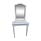 Triptych Hairdresser Mirror Brot Paris – Clear period glass
