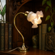 Art Nouveau swan neck table lamp