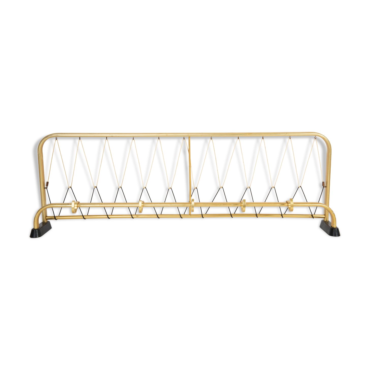 Golden coat rack from the 20th century, Germany, Europe, 1960s.