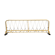 Golden coat rack from the 20th century, Germany, Europe, 1960s.