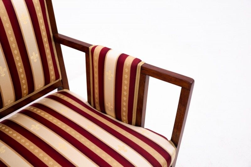 A pair of antique armchairs from the late 19th century, France. After renovation.