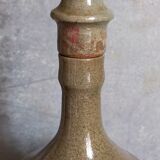 Bouteille à liqueur de potier en grès émaillé vintage