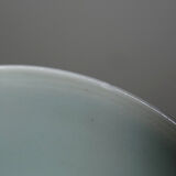 4 vintage Chinese rice bowls in celadon porcelain from the 70s-80s with reliefs of koi carp.