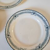 3 plates iron earth Chinon