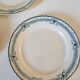 3 assiettes terre de fer Chinon