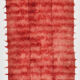Tapis vintage tissé turc rouge doux 4x7, 128x216 cm