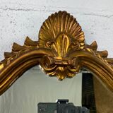 Golden mirror shell Louis XV