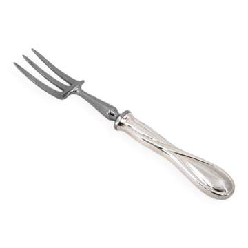 Christofle Galea fourchette servir, ragout, découper métal argenté, parfait état
