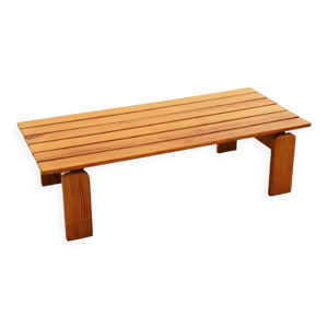 table basse lattes table