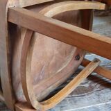 Fauteuil enfant  en bois courbé ancien