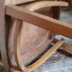 Fauteuil enfant  en bois courbé ancien