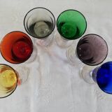 Set Italian vintage alcohol glasses
