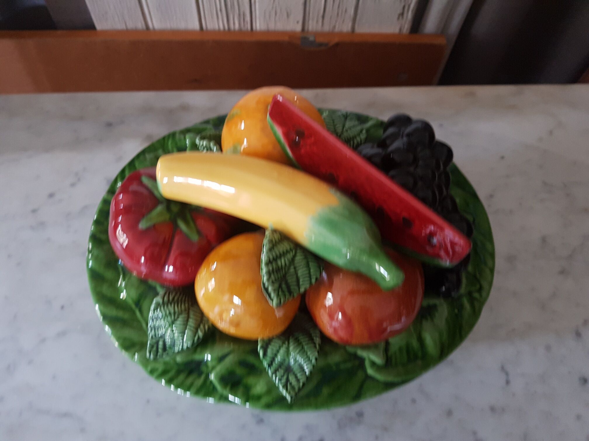 Slurry 1980 empty box pocket centerpiece fruit cut