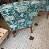 Pair of Louis XV style armchairs