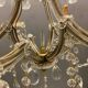 Lustre vintage en cristal 1950